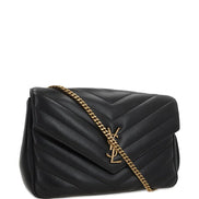 Saint Laurent Women New Loulou Large Bag In Matelassé Lambskin