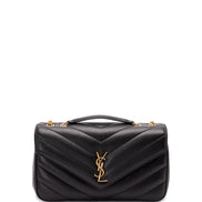 Saint Laurent Women Loulou Medium Bag In Matelassé Lambskin