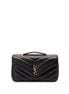 Saint Laurent Women Loulou Medium Bag In Matelassé Lambskin