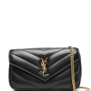 Saint Laurent Women Loulou Small Bag In Matelassé Lambskin
