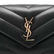Saint Laurent Women Loulou Small Bag In Matelassé Lambskin
