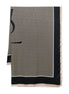 Saint Laurent Men Cassandre Striped Semi-Sheer Stole In Silk Charmeuse