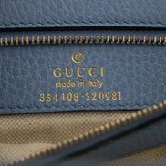 Gucci Beige x Brown Canvas Swing Tote