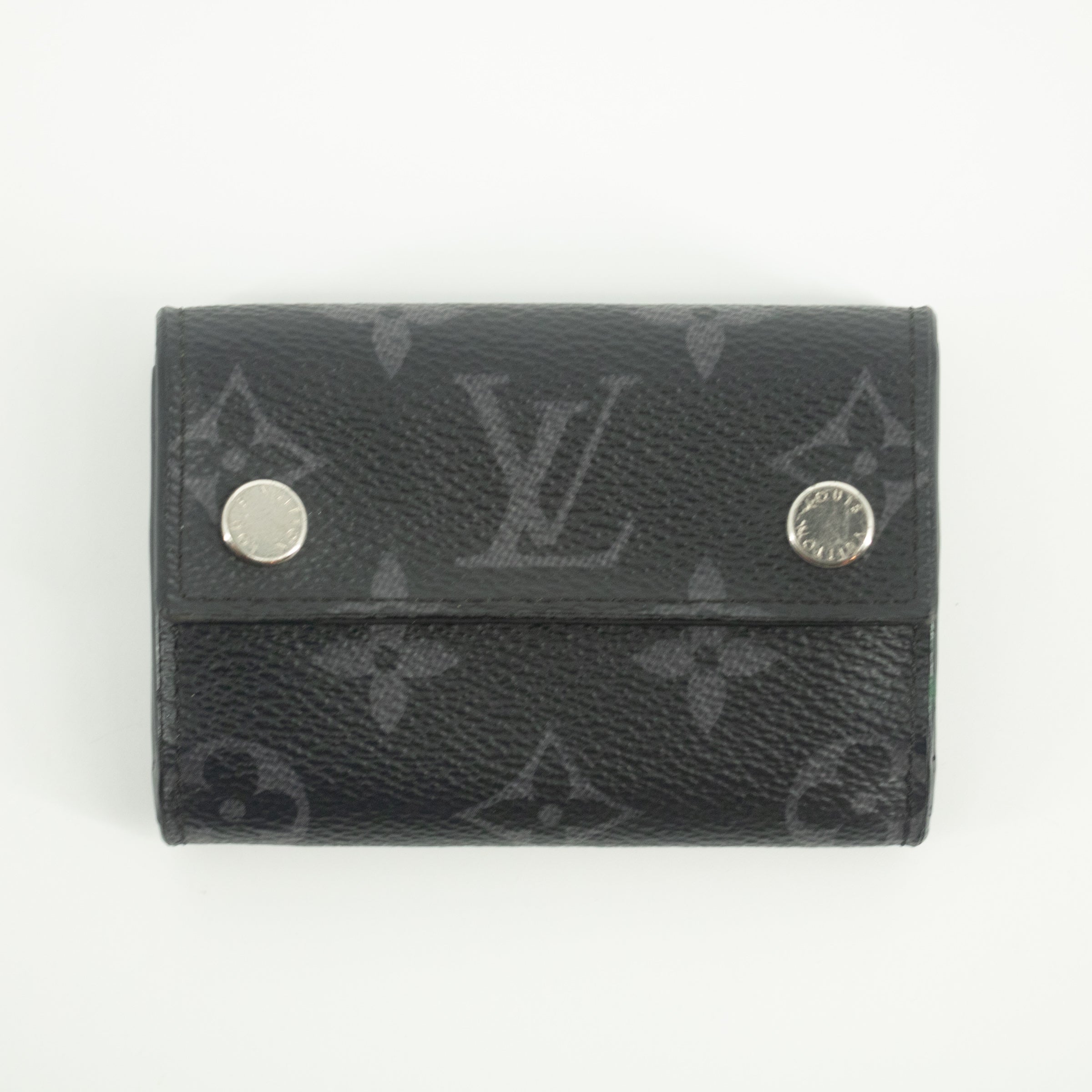 Louis Vuitton Monogram Eclipse Discovery Compact Wallet
