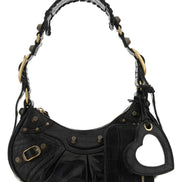 Balenciaga Women Black Leather Le Cagole Xs Shoulder Bag