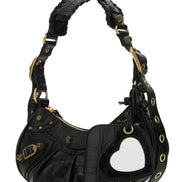 Balenciaga Women Black Leather Le Cagole Xs Shoulder Bag