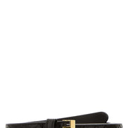 Bottega Veneta Women Dark Brown Leather Watch Belt