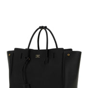 Balenciaga Women Black Leather Small Carry All Hempton Handbag