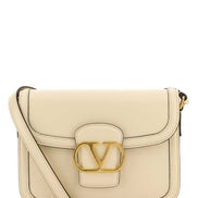 Valentino Garavani Women Ivory Leather 9To5 Shoulder Bag
