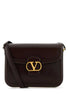Valentino Garavani Women Dark Brown Leather 9To5 Shoulder Bag