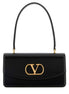 Valentino Garavani Women Black Leather Vain Shoulder Bag