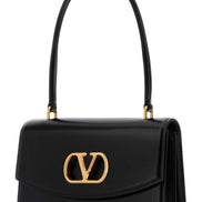 Valentino Garavani Women Black Leather Vain Shoulder Bag