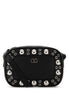 Valentino Garavani Women Black Leather Nellcã´Te Crossbody Bag