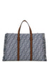 Fendi Women Embroidered Denim Summer Shopping Bag