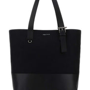 Alexander Mcqueen Men Black Canvas Shopping Bag
