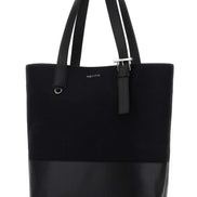 Alexander Mcqueen Men Black Canvas Shopping Bag