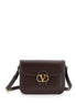 Valentino Garavani Women '9To5' Brown Crossbody Bag With Vlogo Detail On The Front And Adjustable Shoulder Strap In Leather Woman