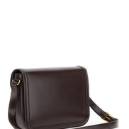Valentino Garavani Women '9To5' Brown Crossbody Bag With Vlogo Detail On The Front And Adjustable Shoulder Strap In Leather Woman
