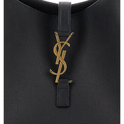 Saint Laurent Women Shoulder Bag 'Le 5 À 7 Grande' With Cassandre In Black Smooth Leather For Women