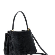 Balenciaga Women Handbag 'Rodeo' With Removable Shoulder Strap In Black Leather For Women