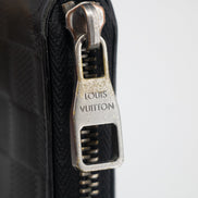 Louis Vuitton Black Damier Infini Vertical Zippy Wallet