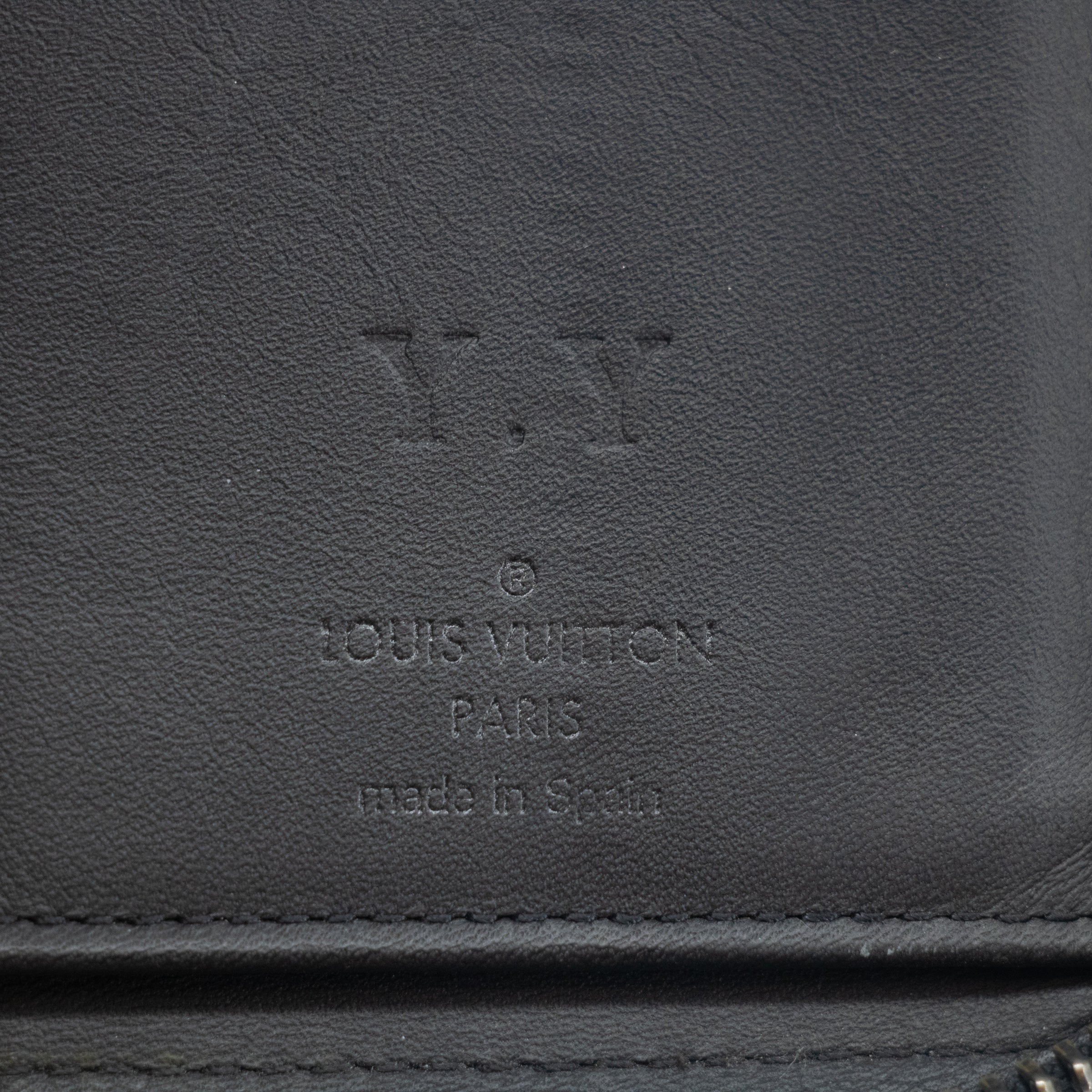 Louis Vuitton Black Damier Infini Vertical Zippy Wallet