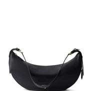 Prada Women Prada Demi-Lune Large Leather Shoulder Bag