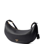 Prada Women Prada Demi-Lune Large Leather Shoulder Bag