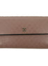 Chanel Matelasse Bicolor Long Trifold Embossed Wallet Pink