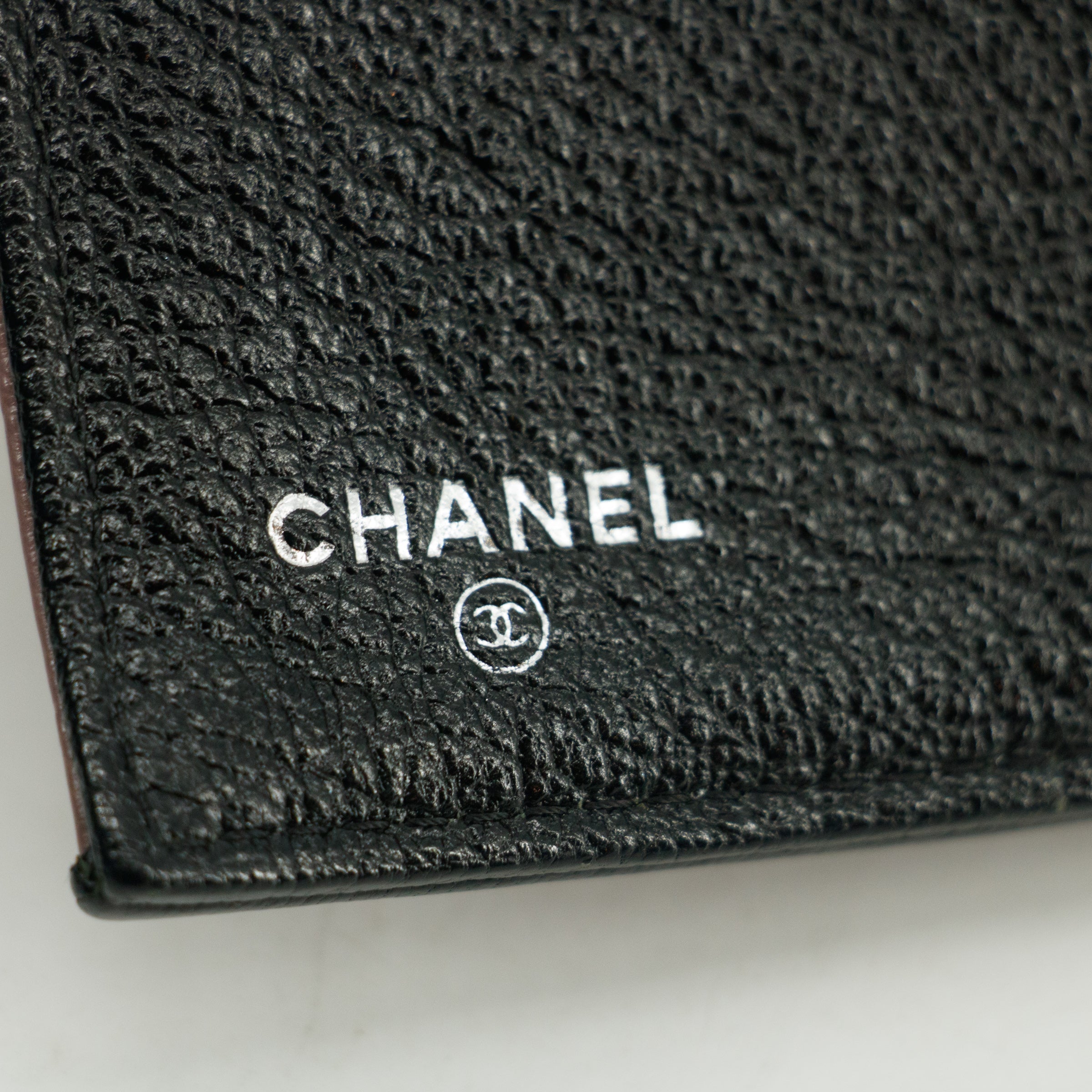 Chanel Matelasse Bicolor Long Trifold Embossed Wallet Pink