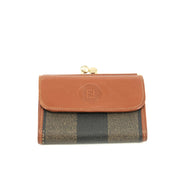 Fendi Coated Canvas Compact Wallet