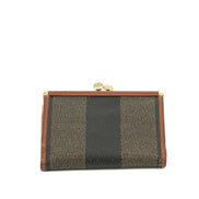 Fendi Coated Canvas Compact Wallet