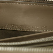 Fendi Grey Leather Zip Around Long Wallet
