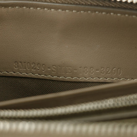 Fendi Grey Leather Zip Around Long Wallet