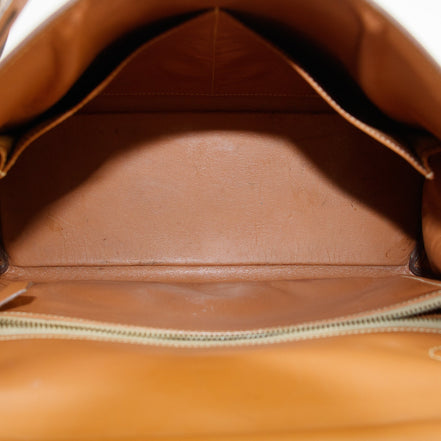 Hermes Kelly 32 Boxcalf Brown Handbag Year 1986