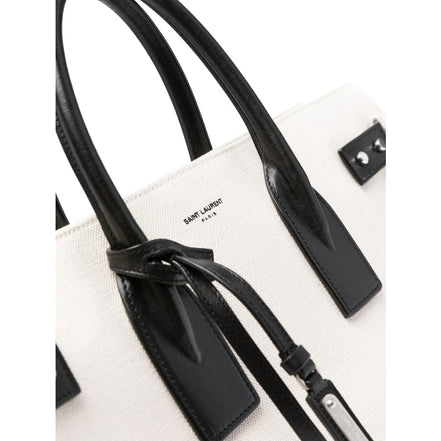 Saint Laurent White Tote Bags Men
