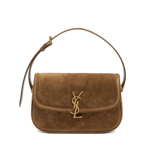 Saint Laurent Brown Shoulder Bags Women