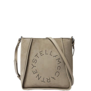 Stella Mccartney Women Alter Suede Shoulder Bag With Piping Details