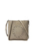 Stella Mccartney Women Alter Suede Shoulder Bag With Piping Details