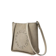 Stella Mccartney Women Alter Suede Shoulder Bag With Piping Details