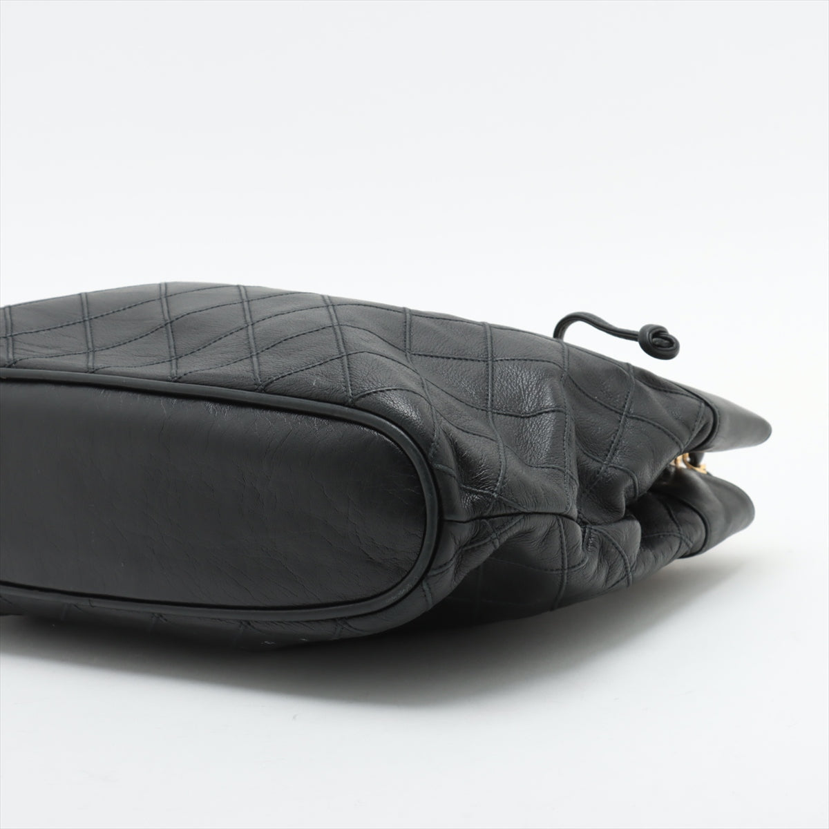 Chanel Lambskin Black Quilted Shoulder Bag