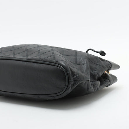 Chanel Lambskin Black Quilted Shoulder Bag