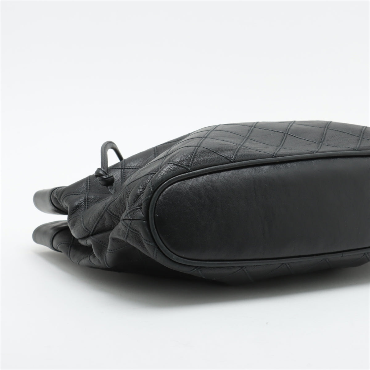 Chanel Lambskin Black Quilted Shoulder Bag