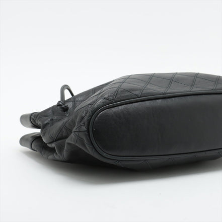 Chanel Lambskin Black Quilted Shoulder Bag