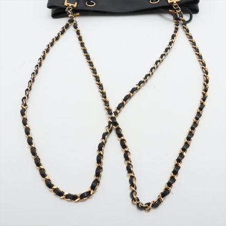 Chanel Lambskin Black Quilted Shoulder Bag