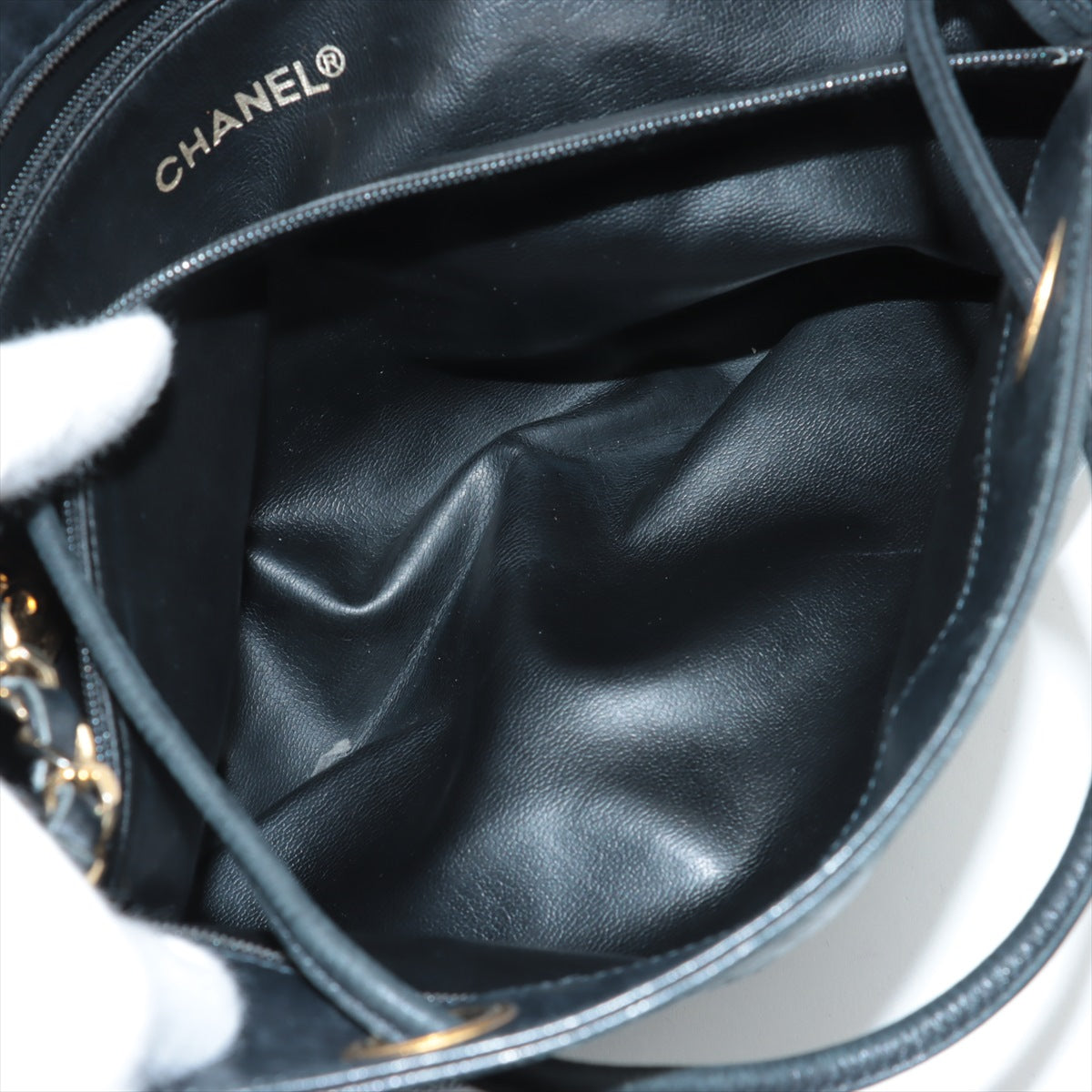 Chanel Lambskin Black Quilted Shoulder Bag