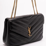 Saint Laurent Women `Loulou` Large Messenger Bag