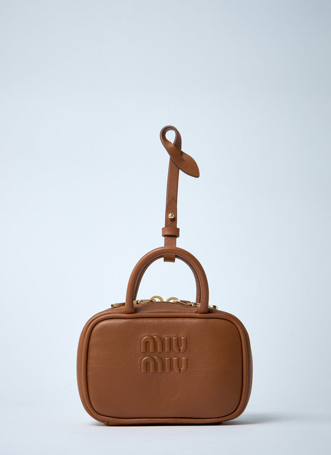 Miu Miu Women Micro Beau Leather Bag