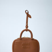 Miu Miu Women Micro Beau Leather Bag