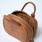 Miu Miu Women Micro Beau Leather Bag